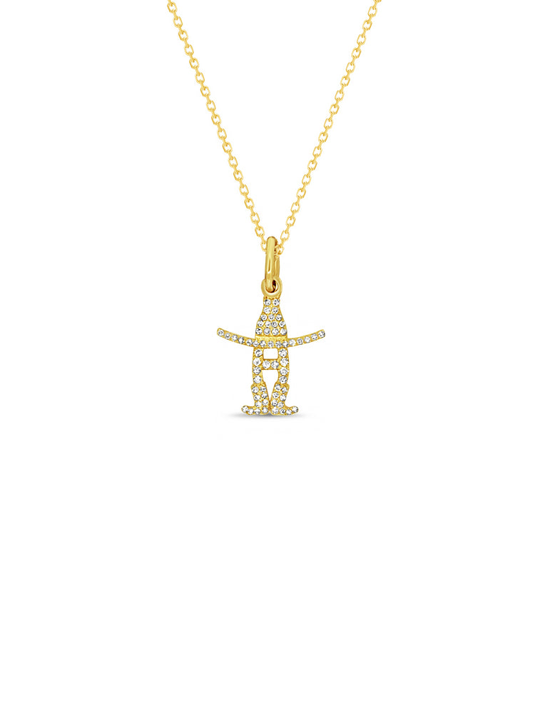 Howdy Diamond Necklace 14K