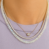 Moonstone Rainbow Silk Necklace