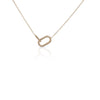 Iris Interlocked Diamond Link Necklace 14K