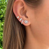 Pear Lab Diamond Stud Earring 14K