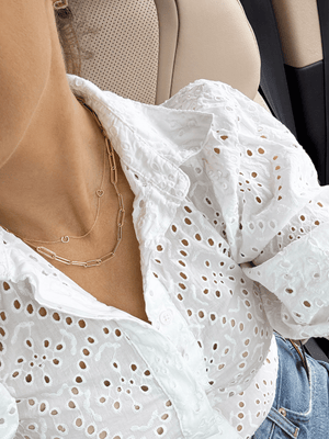 The Initial Necklace 14K - 2 Letters