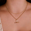 Kristin Diamond Bar Necklace 14K