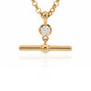 Kristin Diamond Bar Necklace 14K