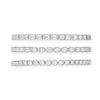 Lab Diamond Bezel Tennis Bracelets 14K
