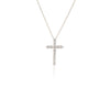 Lanie Lab Diamond Cross Necklace 14K