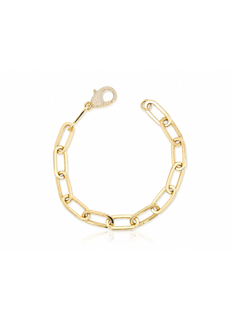 Layla Diamond Lobster Clasp Bracelet 14K