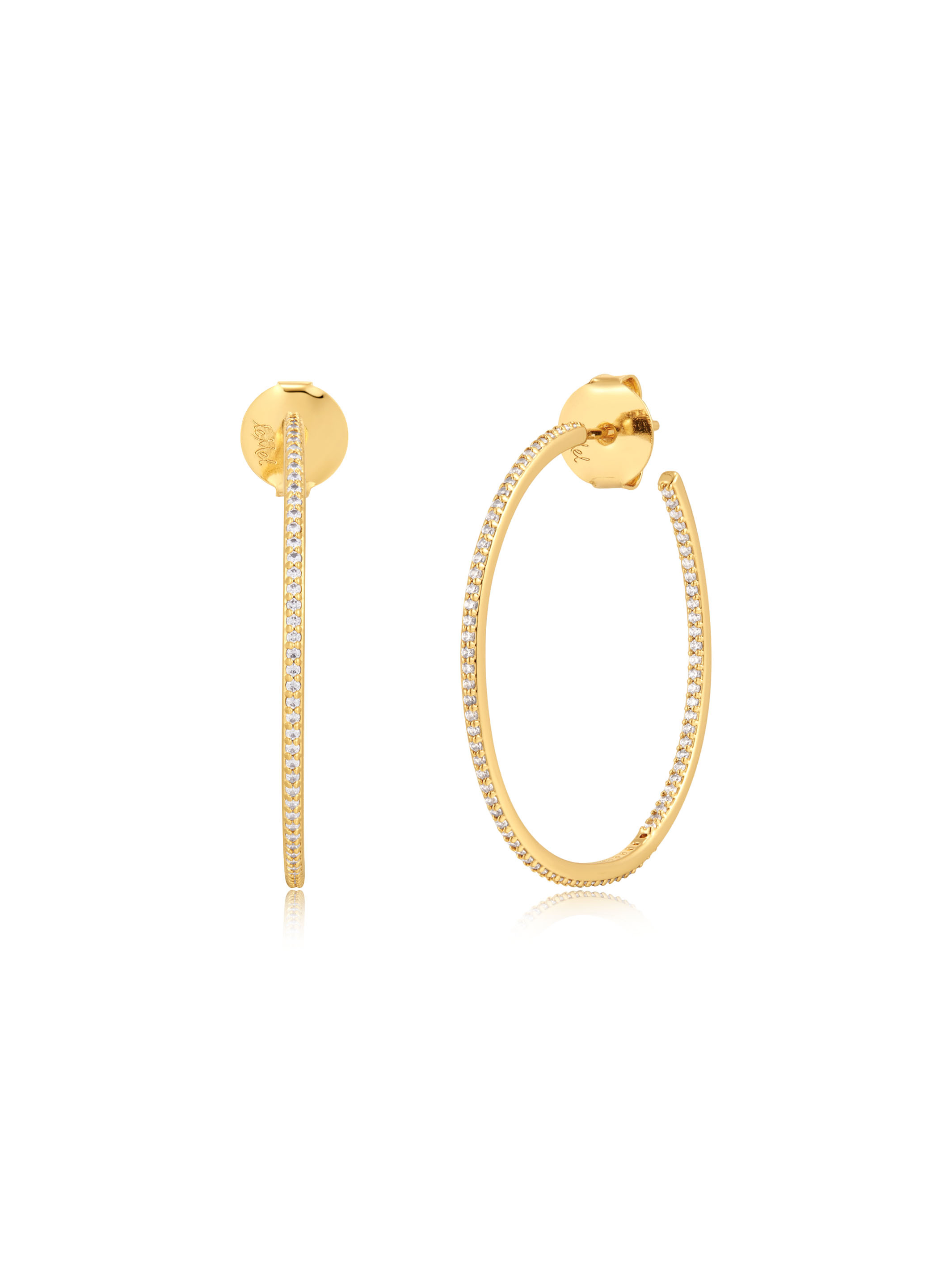 Ophelia CZ Hoop Earrings