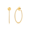 Ophelia CZ Hoop Earrings