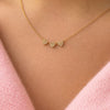Chasing Hearts Necklace 14K