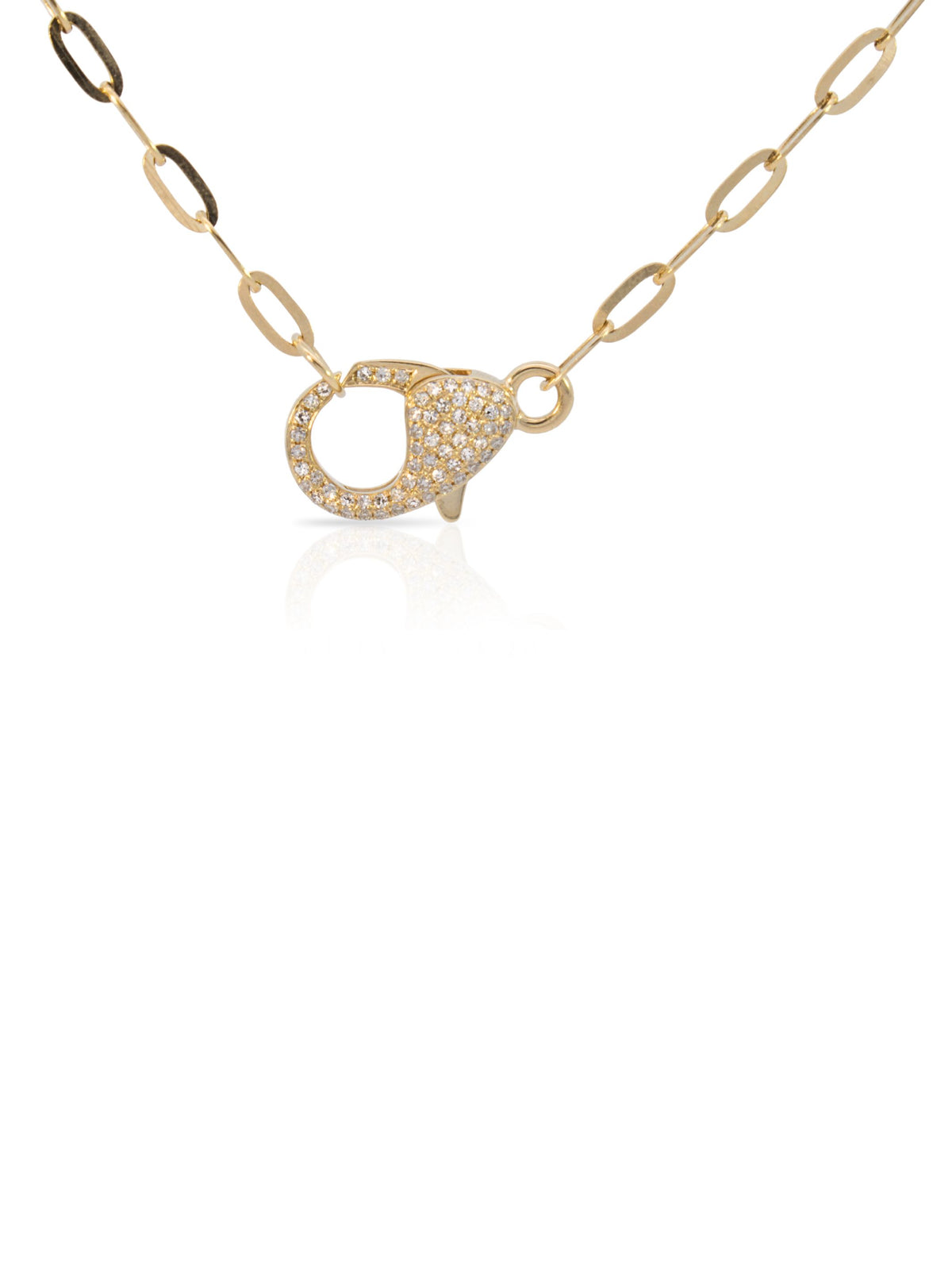 Lilah Diamond Lobster Clasp Necklace 14K