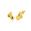 Love Drop Heart Stud Earring