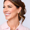 Love Drop Heart Stud Earring