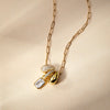 Lucy Bezel Charm Necklace