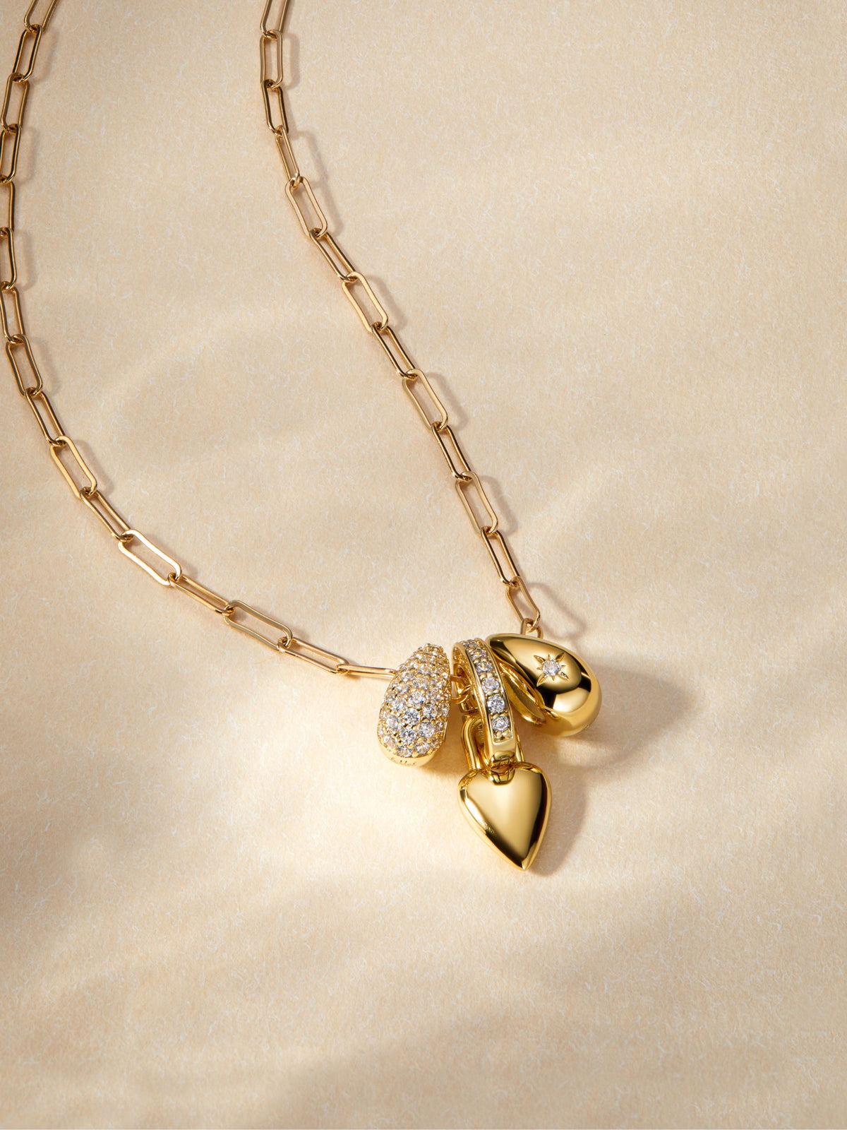 Lucy Heart Charm Necklace