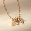Lucy Triple Charm Necklace
