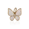 Maggie Mother of Pearl Butterfly Charm 14K