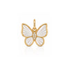 Maggie Mother of Pearl Butterfly Charm 14K