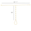 Mahj Diamond Hand Chain 14K