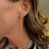 Matchstick Stud Earrings 14K