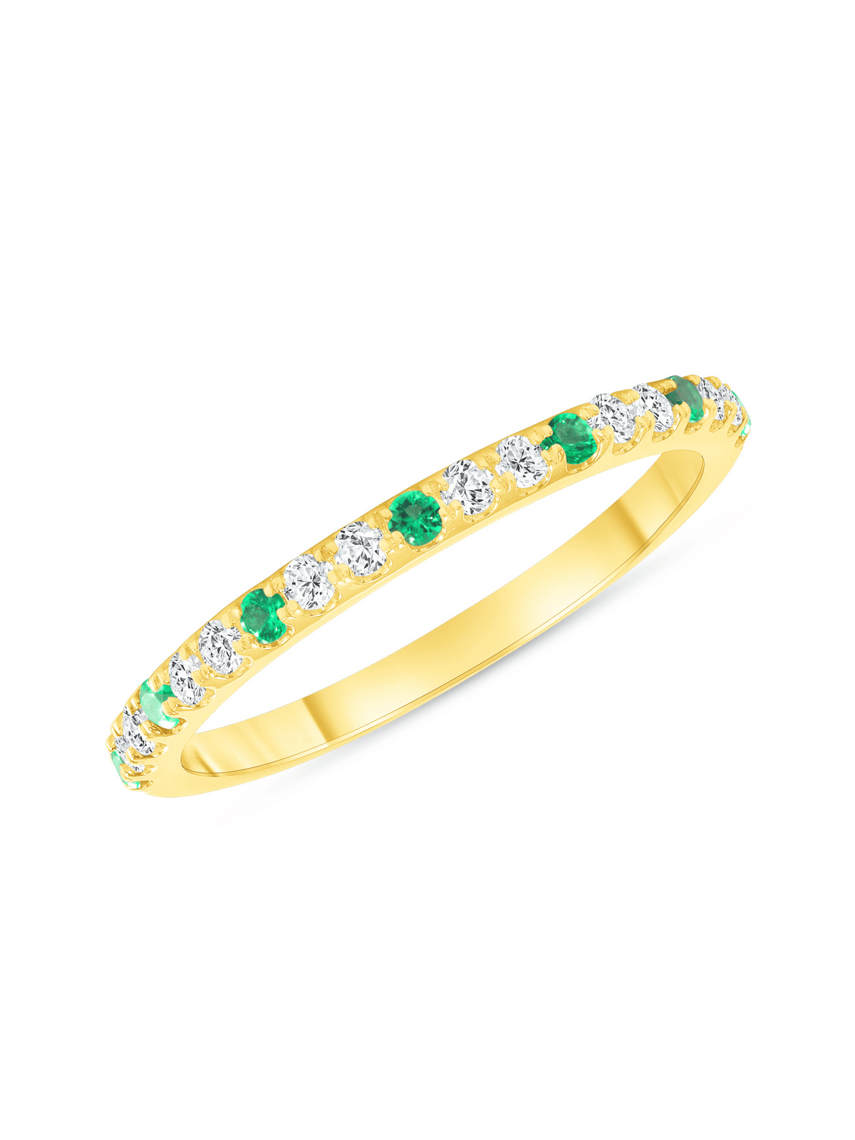 Birthstone Ring - May Emerald 14K