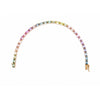 Meadow Multicolor Sapphire Tennis Bracelet 14K