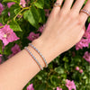 Meadow Multicolor Sapphire Tennis Bracelet 14K