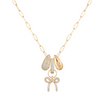 Lucy Bow Charm Necklace