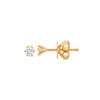 Mini Diamond Stud Earring 14K