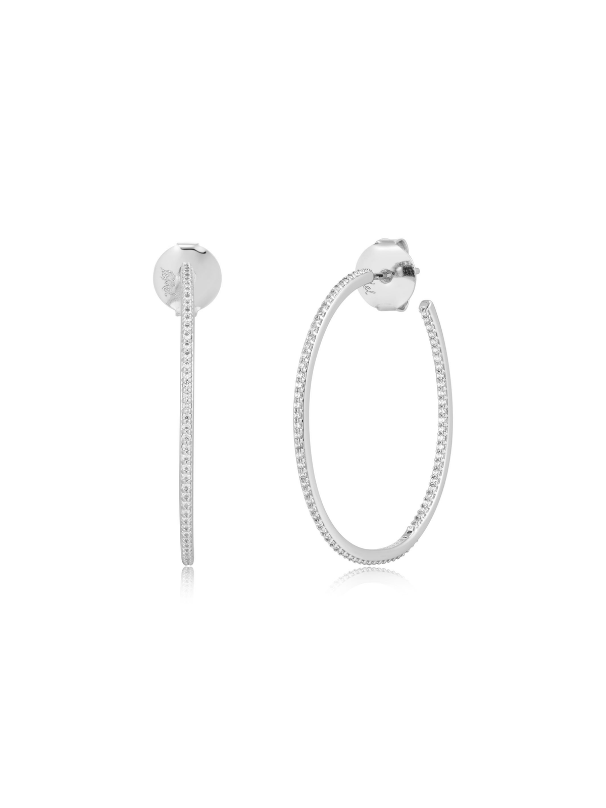 Ophelia CZ Hoop Earrings