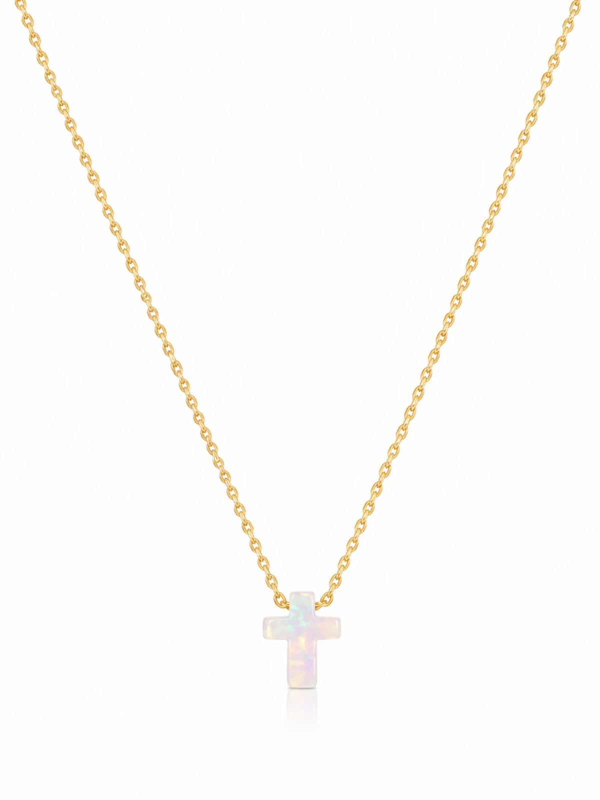 Opalite Cross Necklace