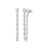 Linden Oval Diamond Dangle Earrings 14K