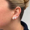 Paisley Pear Lab Diamond Stud 14K