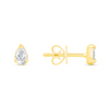 Pear Lab Diamond Stud Earring 14K