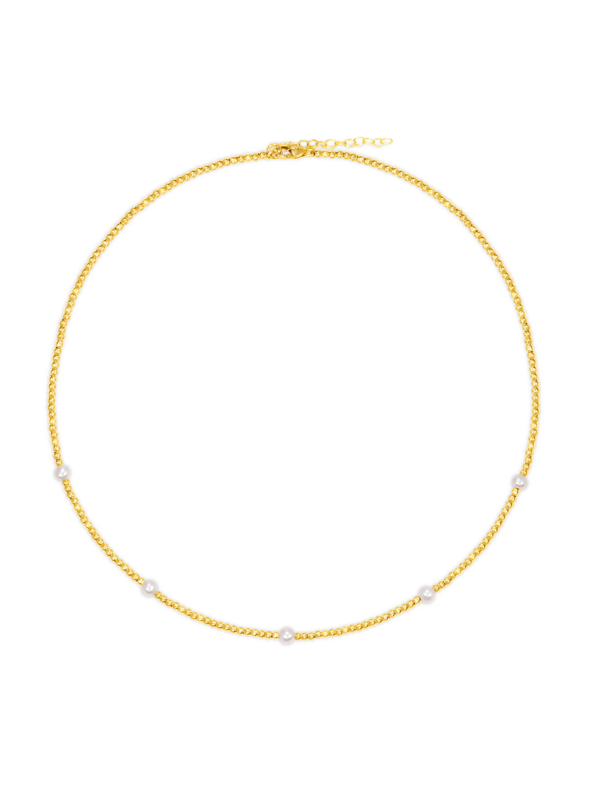 Anna Pearl Beaded Necklace