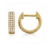 Peyton Pavé Diamond Huggie Earring 14K