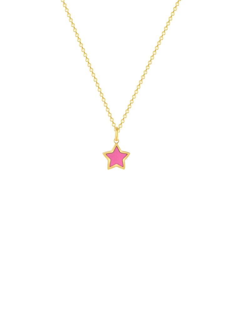 Sophie Star Charm Necklace 14K