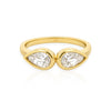 Pippa Bezel Diamond Pinkie Ring 14K