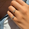 Pippa Bezel Diamond Pinkie Ring 14K