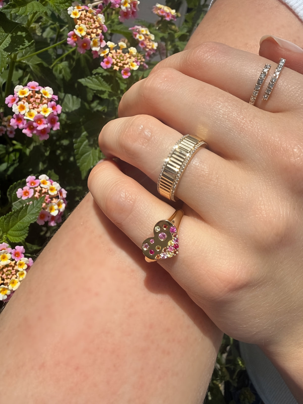 Poppy Pinky Ring 14K