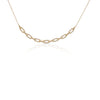 Presley Paperclip Diamond Chain Necklace 14K