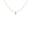 Puffy Heart Pearl Necklace