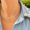Puffy Heart Pearl Necklace