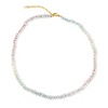 Moonstone Rainbow Silk Necklace