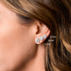 Round Lab Diamond Studs 14K