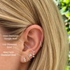 Sara Diamond Earring Set 14K - LeMel x Sara Gretzky