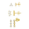 Sara Diamond Earring Set 14K - LeMel x Sara Gretzky
