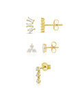 Image of: Sara Diamond Earring Set 14K - LeMel x Sara Gretzky