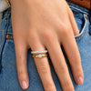 Serena Stacked Diamond Ring 14K