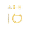 Sicily Diamond Earring Set 14K - LeMel x Sara Gretzky