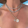 Sunrise Diamond Pendant Necklace 14K